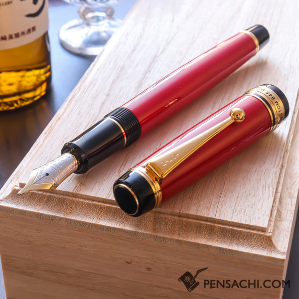 PILOT Custom 845 Fountain Pen - Shu Vermillion | PenSachi