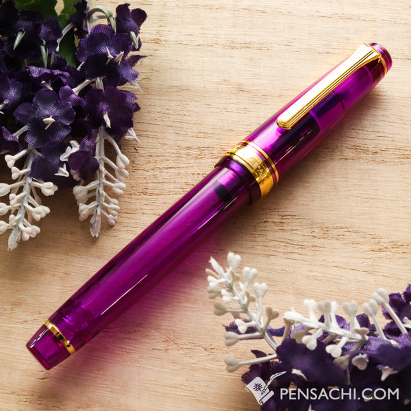 Taccia Granite Stone Purple Stylo Plume - Vulpen / Fountain pen