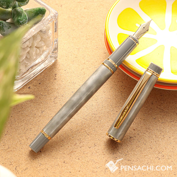 PILOT Grance Fountain Pen - Marble Gray | PenSachi - Japan Limited