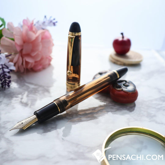 PILOT Custom 823 Fountain Pen - Amber Brown Demonstrator