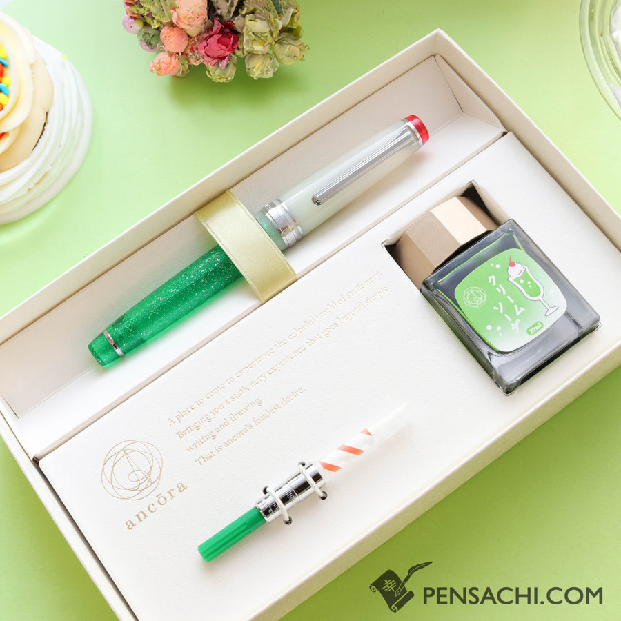 SAILOR Limited Edition Pro Gear Slim Set - Cream Soda - PenSachi Japanese Limited Fountain Pen