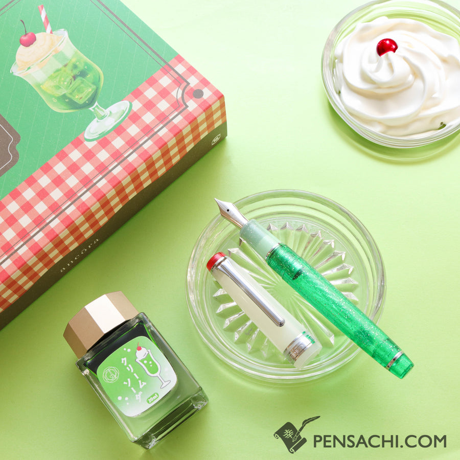 SAILOR Limited Edition Pro Gear Slim Set - Cream Soda - PenSachi Japanese Limited Fountain Pen