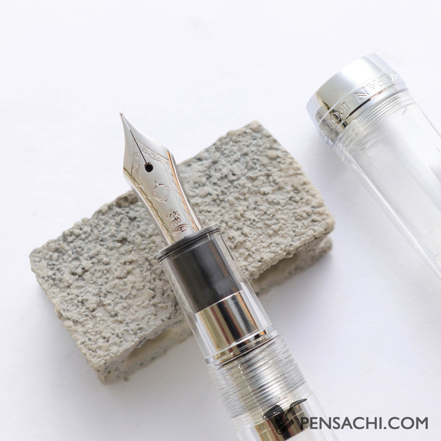 SAILOR Limited Edition Pro Gear Slim (Sapporo) Demonstrator Fountain Pen - Transparent Silver