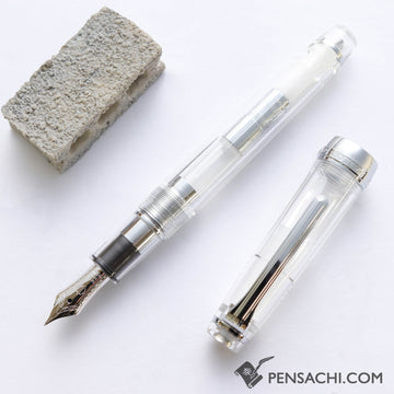 SAILOR Limited Edition Pro Gear Slim (Sapporo) Demonstrator Fountain Pen - Transparent Silver