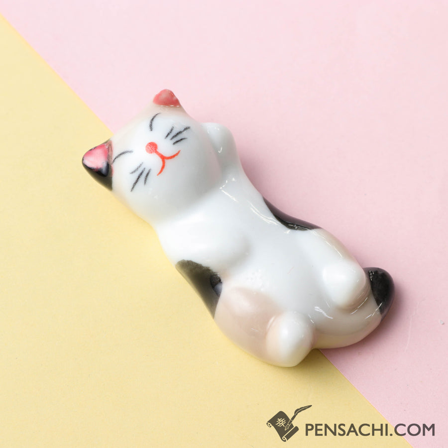 Pen / Chopstick Rest - Calico Cat