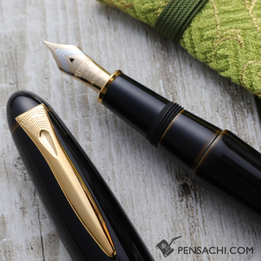 PLATINUM Izumo Tamenuri Fountain Pen - Biwatame