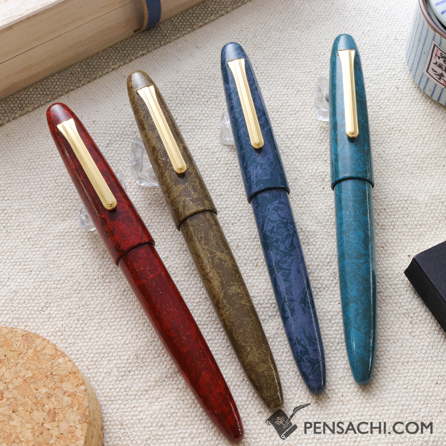 SAILOR King of Pens Urushi Makie Iro Miyabi 2nd Edition Fountain Pen - Bun-Jin-Cha