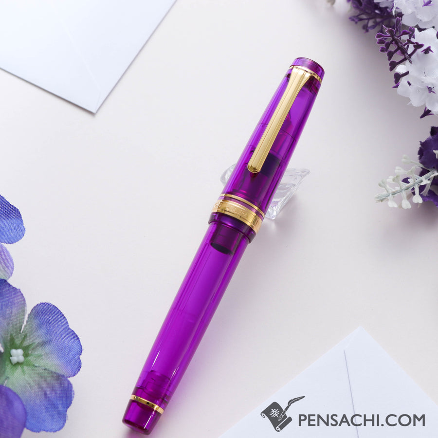 SAILOR Limited Edition Pro Gear Classic Demonstrator Fountain Pen - Wisteria Purple