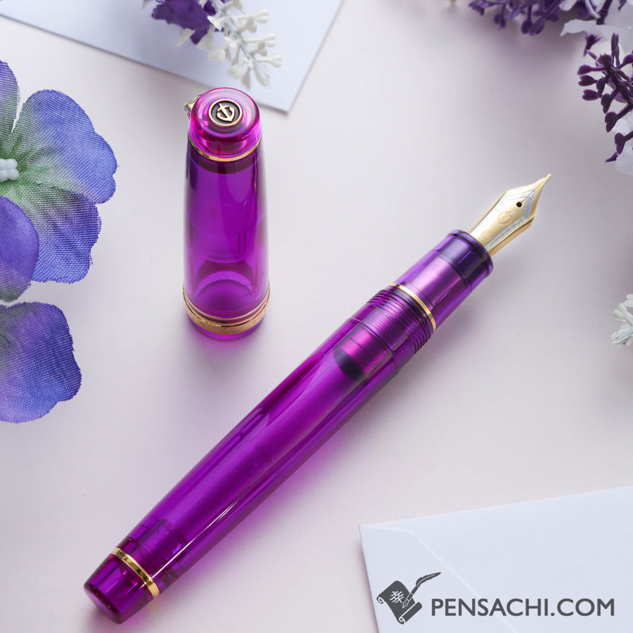 SAILOR Limited Edition Pro Gear Classic Demonstrator Fountain Pen - Wisteria Purple