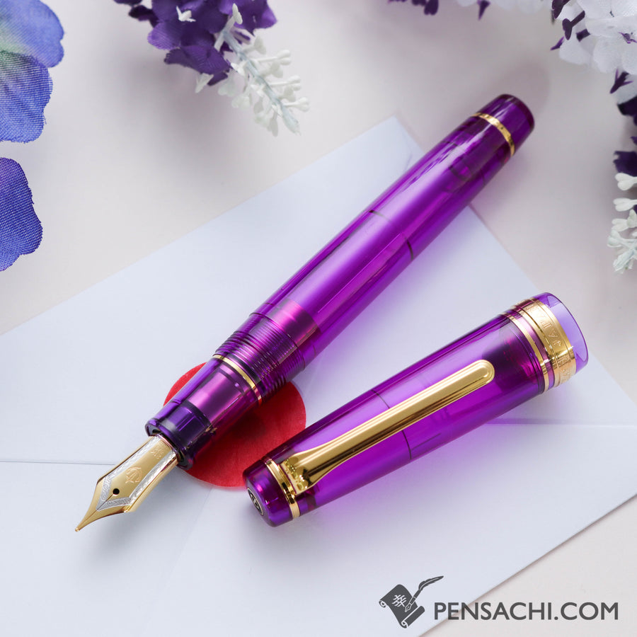 SAILOR Limited Edition Pro Gear Classic Demonstrator Fountain Pen - Wisteria Purple