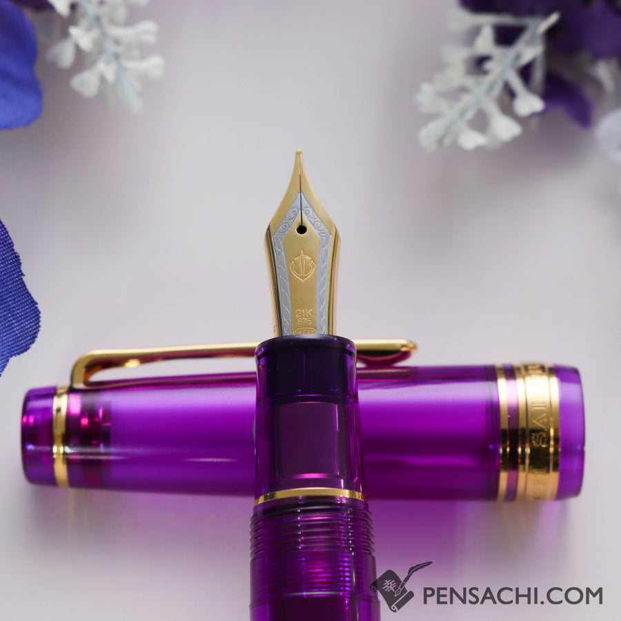 SAILOR Limited Edition Pro Gear Classic Demonstrator Fountain Pen - Wisteria Purple