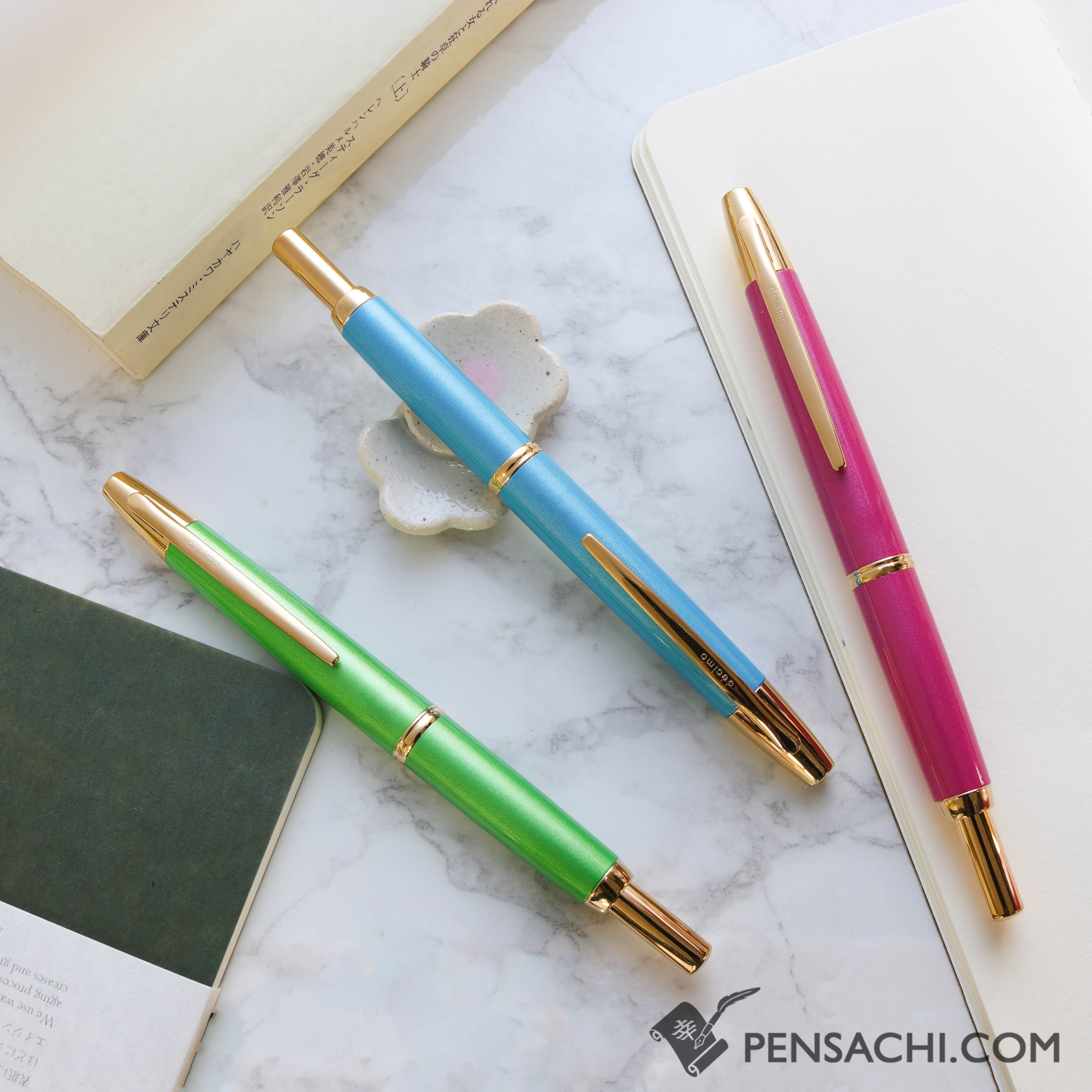 PILOT Limited Edition Vanishing Point Capless Decimo Fountain Pen - Aquamarine  Blue | PenSachi - Japan Limited Fountain Pen