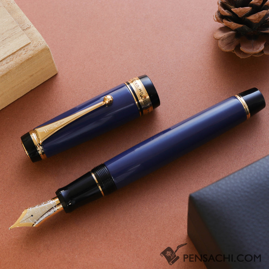 PILOT Custom Urushi Fountain Pen - Navy Blue