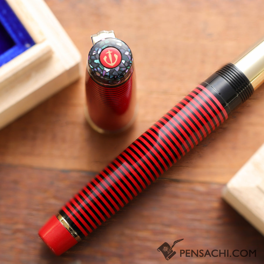 SAILOR Limited Edition Wajima Bijou Fountain Pen - Ruby (2nd Edition)