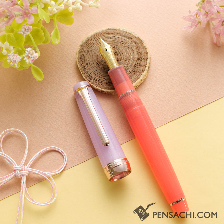 SAILOR Limited Edition Pro Gear Slim Fountain Pen - Botan - PenSachi Japanese Limited Fountain Pen