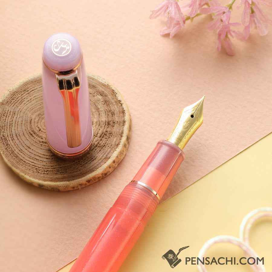 SAILOR Limited Edition Pro Gear Slim Fountain Pen - Botan - PenSachi Japanese Limited Fountain Pen