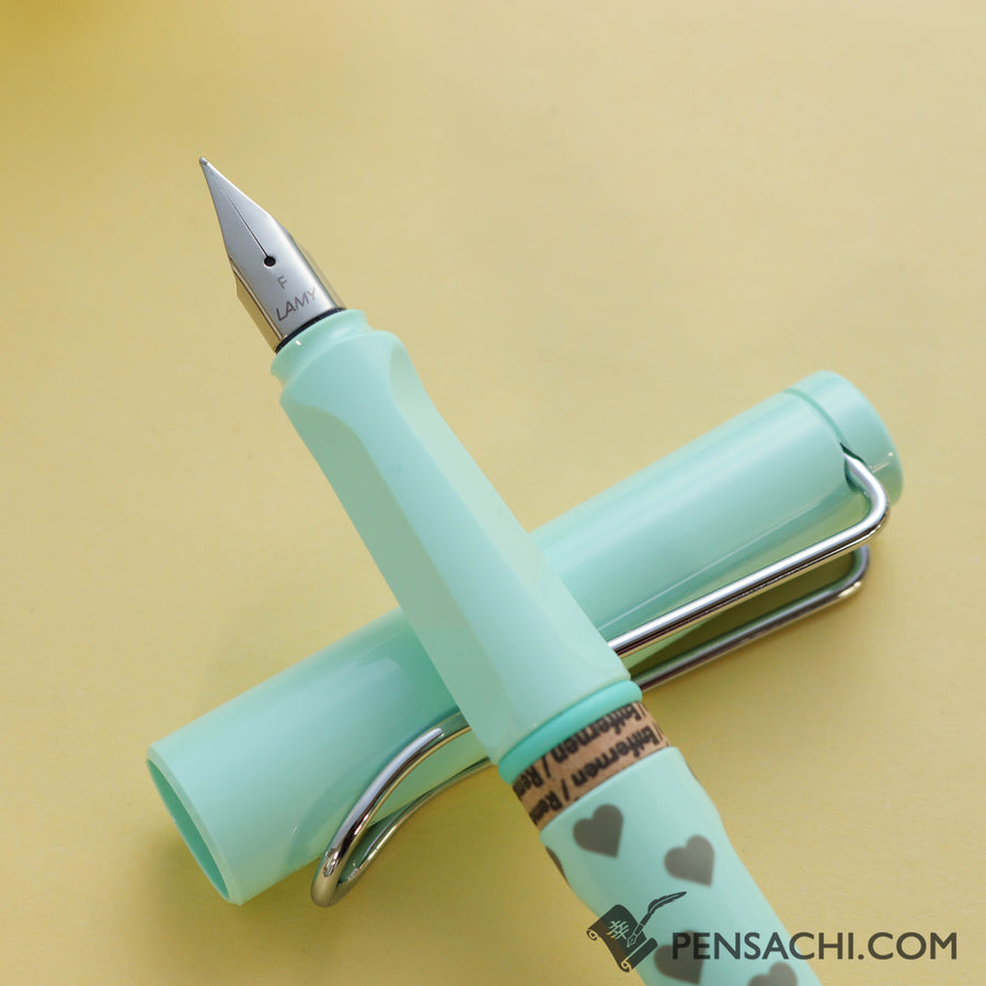 LAMY Safari Special Edition Fountain Pen - Hearts Blue