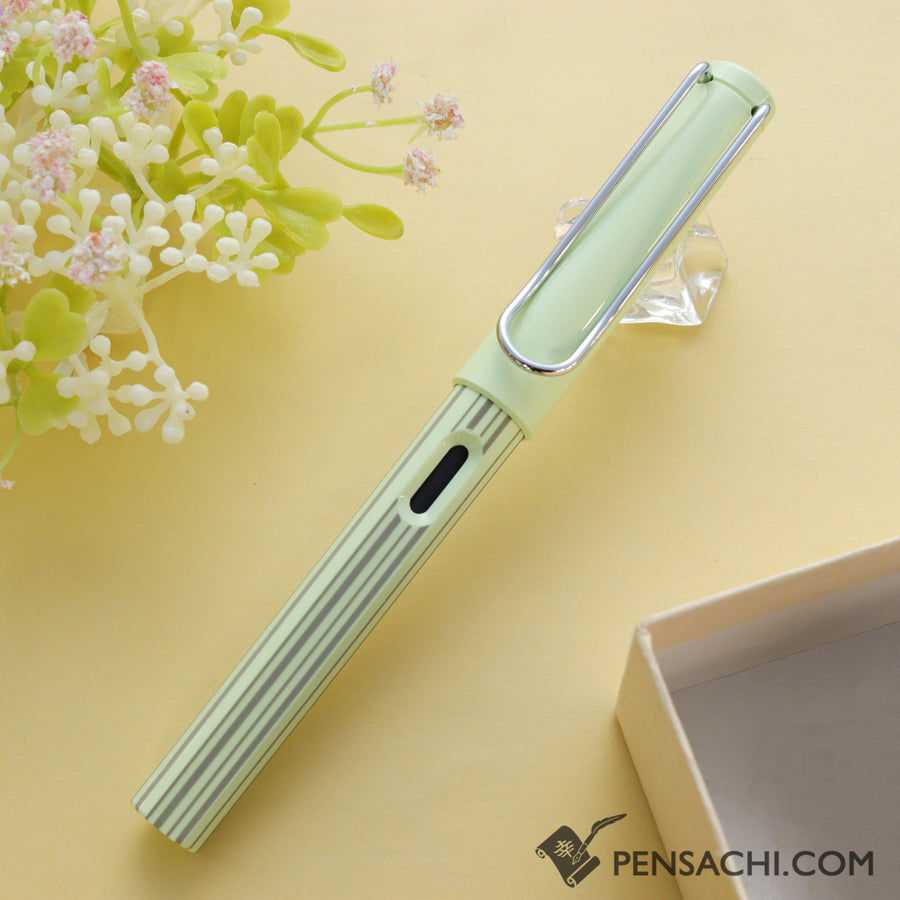 LAMY Safari Special Edition Fountain Pen - Stripes Green