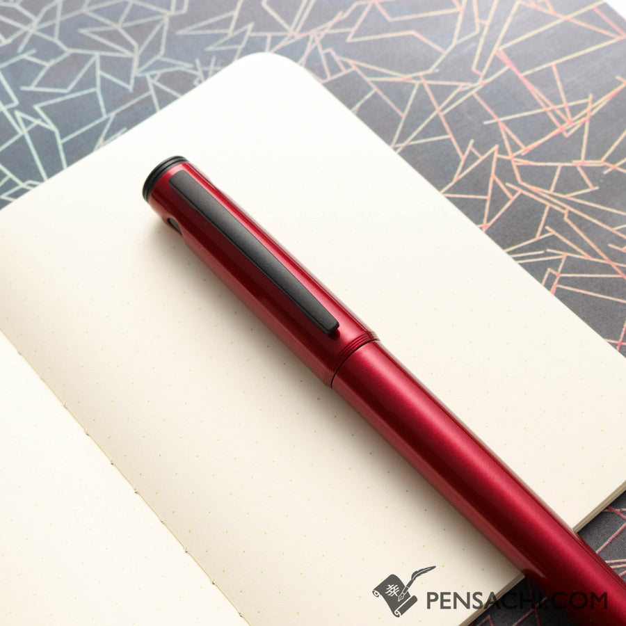 PILOT Lightive Fountain Pen - Active Red - PenSachi Japanese Limited Fountain Pen