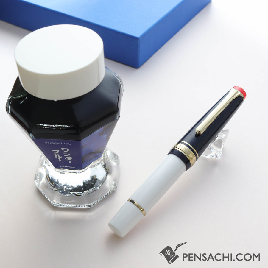 SAILOR Limited Edition Pro Gear Slim Mini Fountain Pen Set - Northern Rockhopper Penguin - PenSachi Japanese Limited Fountain Pen