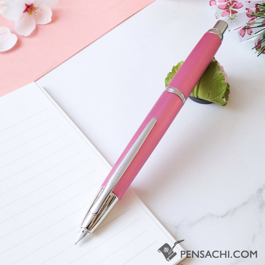 PILOT Limited Edition Vanishing Point Capless Decimo Fountain Pen - Pink