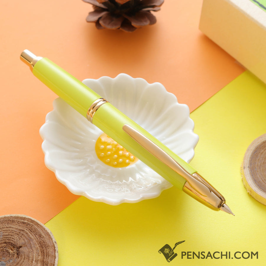 PILOT Limited Edition Vanishing Point Capless Fountain Pen - Yellow