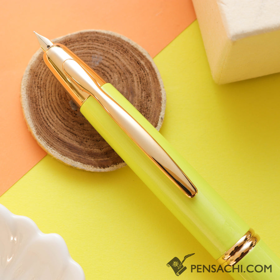 PILOT Limited Edition Vanishing Point Capless Fountain Pen - Yellow