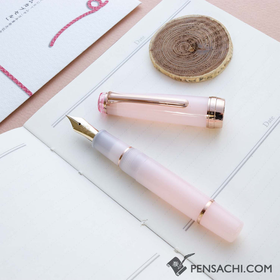 SAILOR Limited Edition Pro Gear Slim Mini Fountain Pen - Kubo Sakura Palm - PenSachi Japanese Limited Fountain Pen