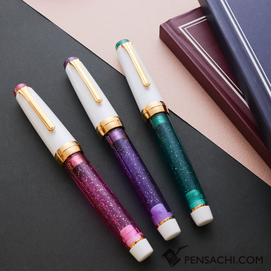 SAILOR Limited Edition Pro Gear Classic Demonstrator Fountain Pen - Sparkling Royal Purple - PenSachi Japanese Limited Fountain Pen