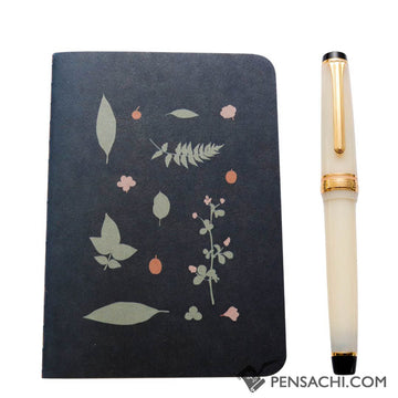 Yamamoto Ro-Biki Notebook Shape Series - Wild Plants - PenSachi Japanese Limited Fountain Pen