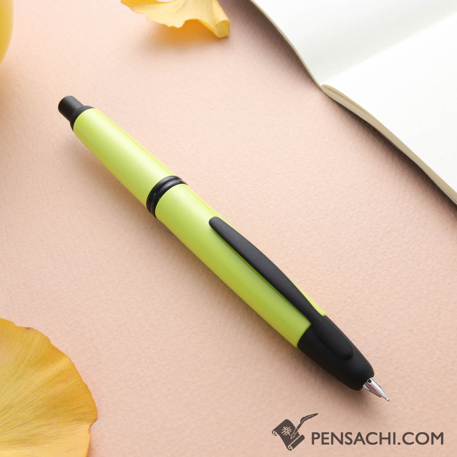 PILOT Limited Edition Vanishing Point Capless Fountain Pen - Black Yellow