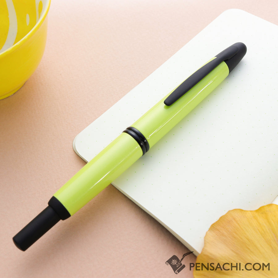 PILOT Limited Edition Vanishing Point Capless Fountain Pen - Black Yellow