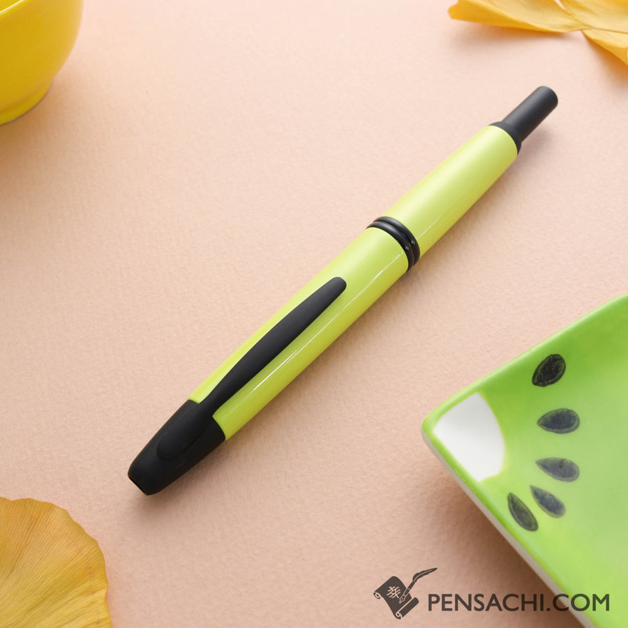 PILOT Limited Edition Vanishing Point Capless Fountain Pen - Black Yellow