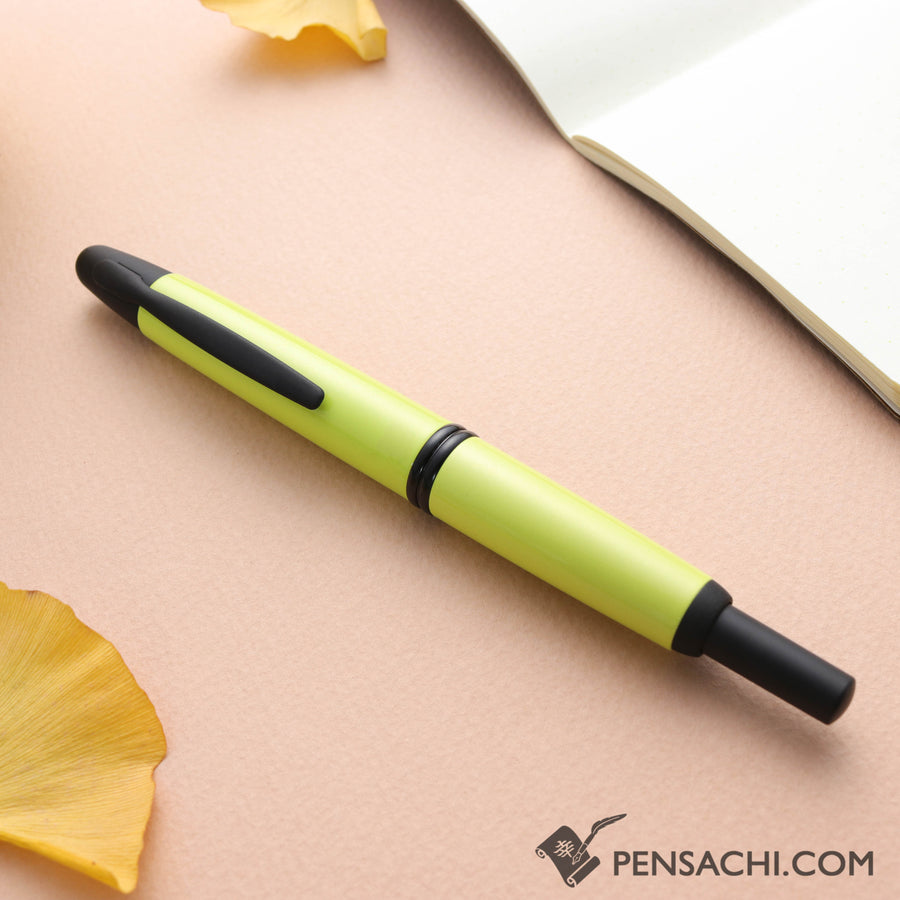 PILOT Limited Edition Vanishing Point Capless Fountain Pen - Black Yellow