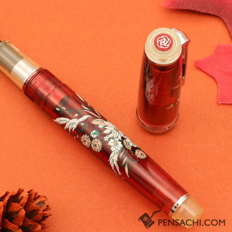 SAILOR Limited Edition Pro Gear Slim Set - Antique Bouquet Silver Red