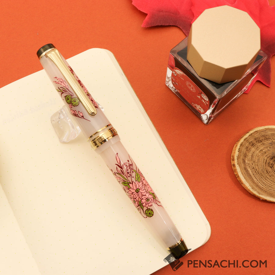 SAILOR Limited Edition Pro Gear Slim Set - Antique Bouquet Gold Beige