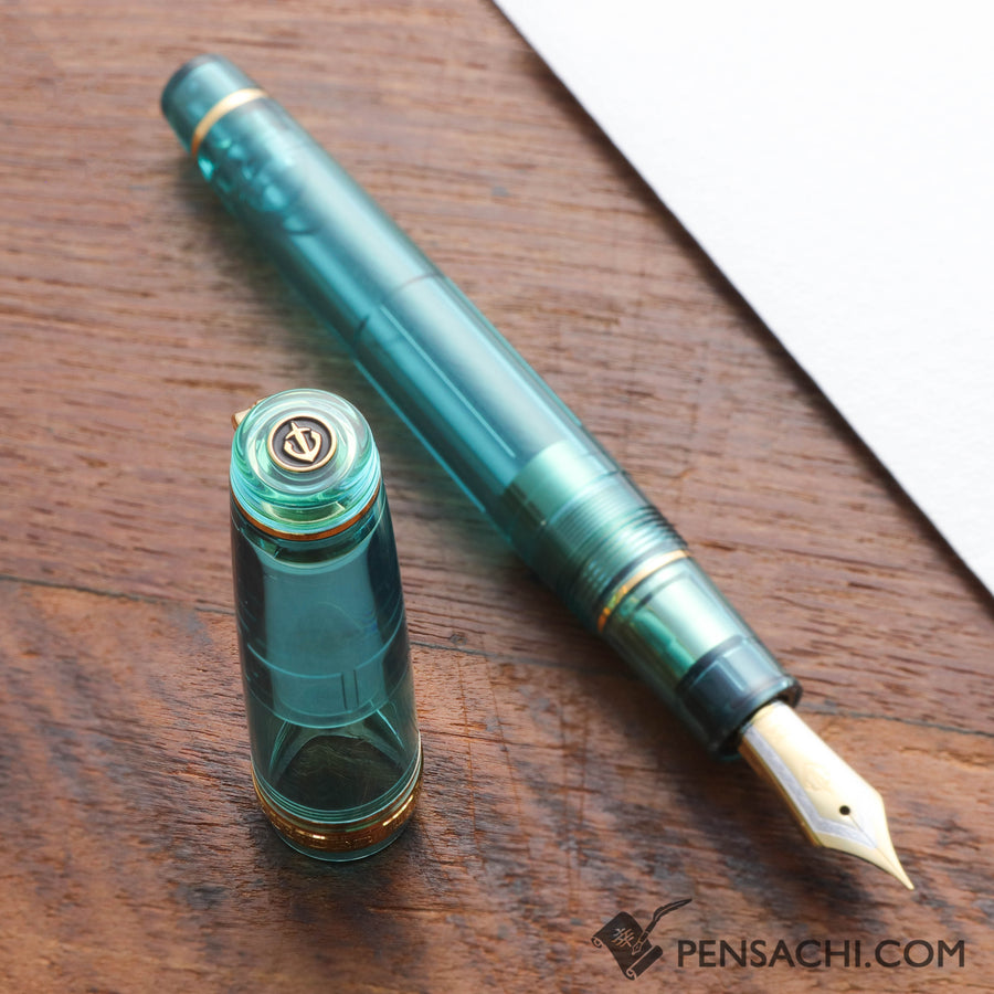 SAILOR Limited Edition Pro Gear Classic Demonstrator Fountain Pen - Cyan Blue