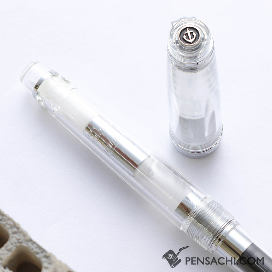 SAILOR Limited Edition Pro Gear Slim (Sapporo) Demonstrator Fountain Pen - Transparent Silver