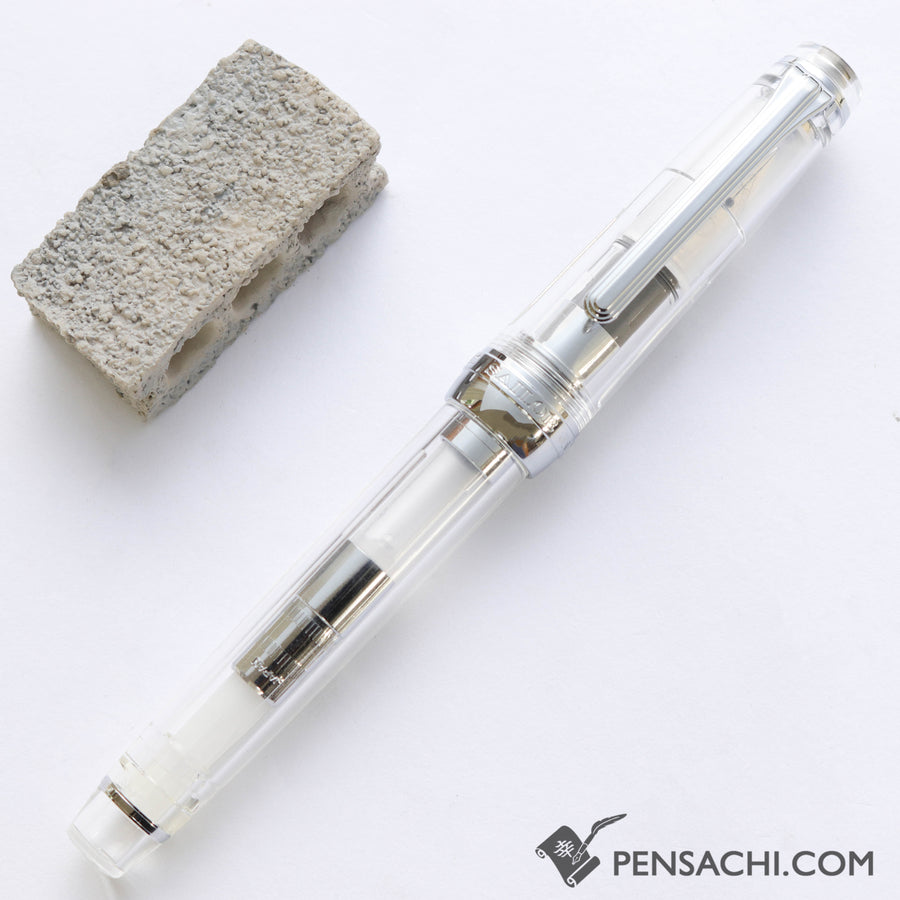 SAILOR Limited Edition Pro Gear Slim (Sapporo) Demonstrator Fountain Pen - Transparent Silver