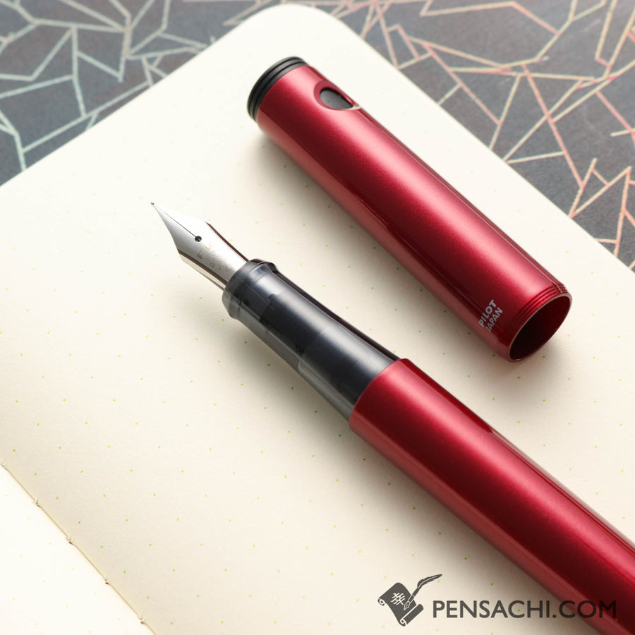 PILOT Lightive Fountain Pen - Active Red - PenSachi Japanese Limited Fountain Pen