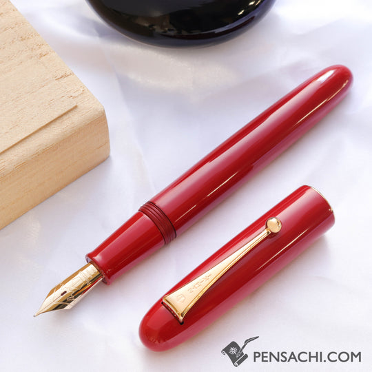 Namiki Urushi Lacquer Vermilion No.20 18kt Gold nib Fountain Pen