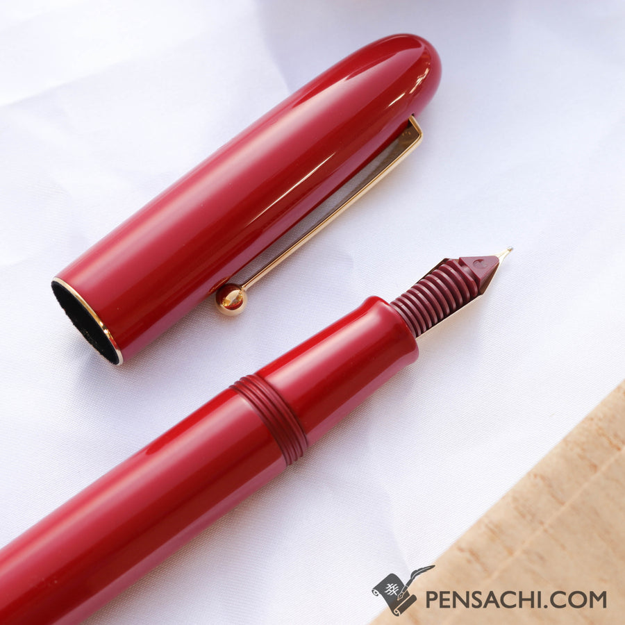 Namiki Urushi Lacquer Vermilion No.20 18kt Gold nib Fountain Pen