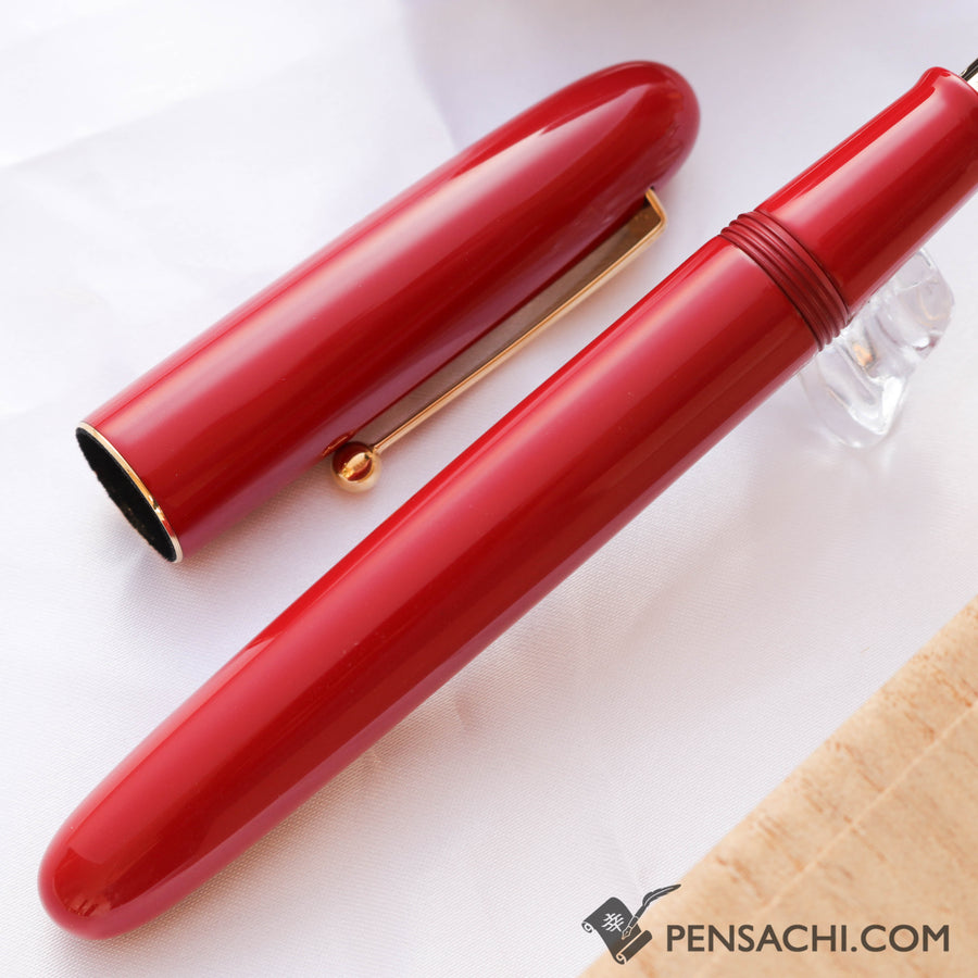 Namiki Urushi Lacquer Vermilion No.20 18kt Gold nib Fountain Pen