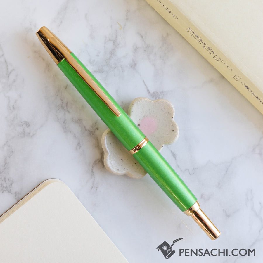 PILOT Limited Edition Vanishing Point Capless Decimo Fountain Pen - Peridot Green