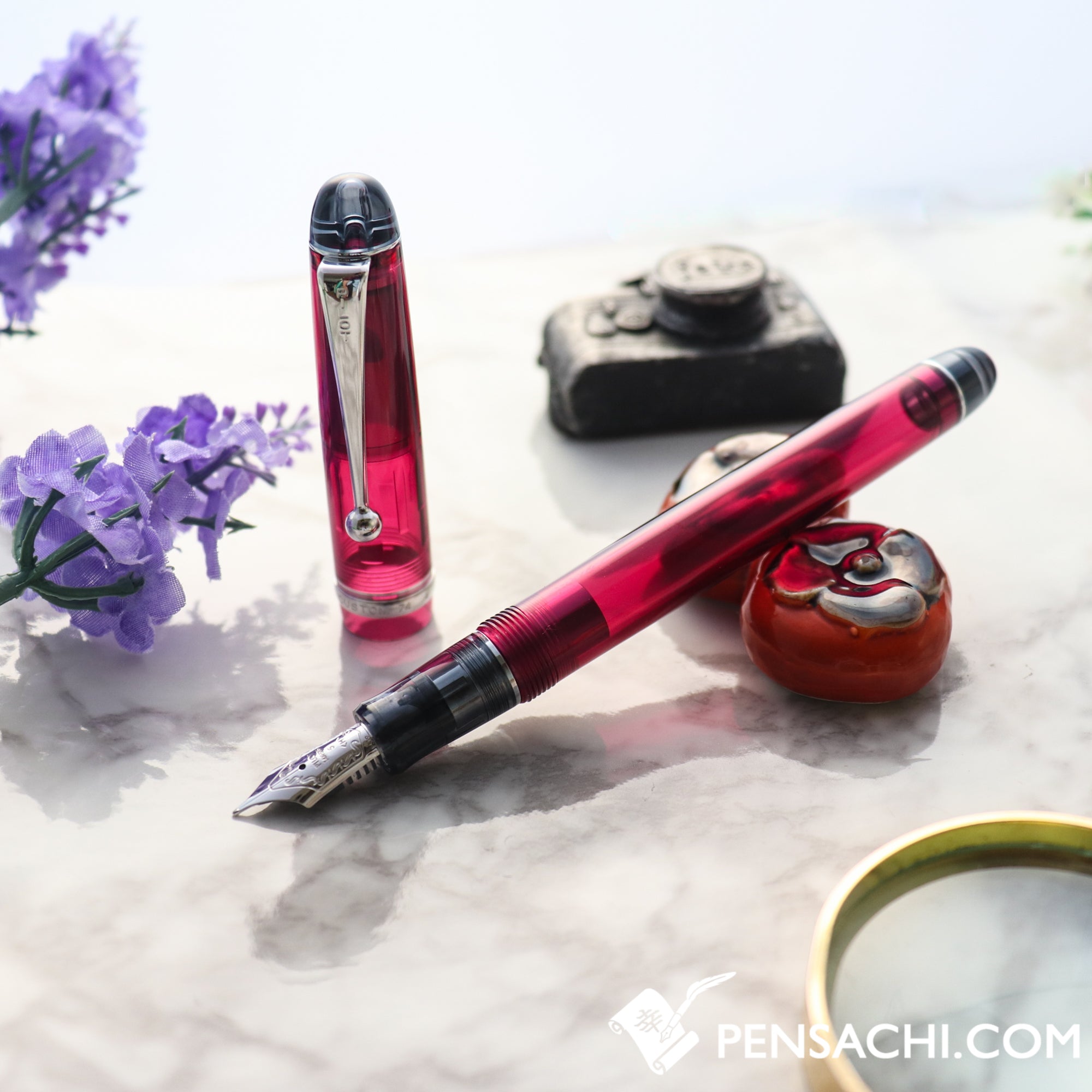 PILOT Custom 74 Fountain Pen - Demonstrator Wine Red | PenSachi - Japan ...