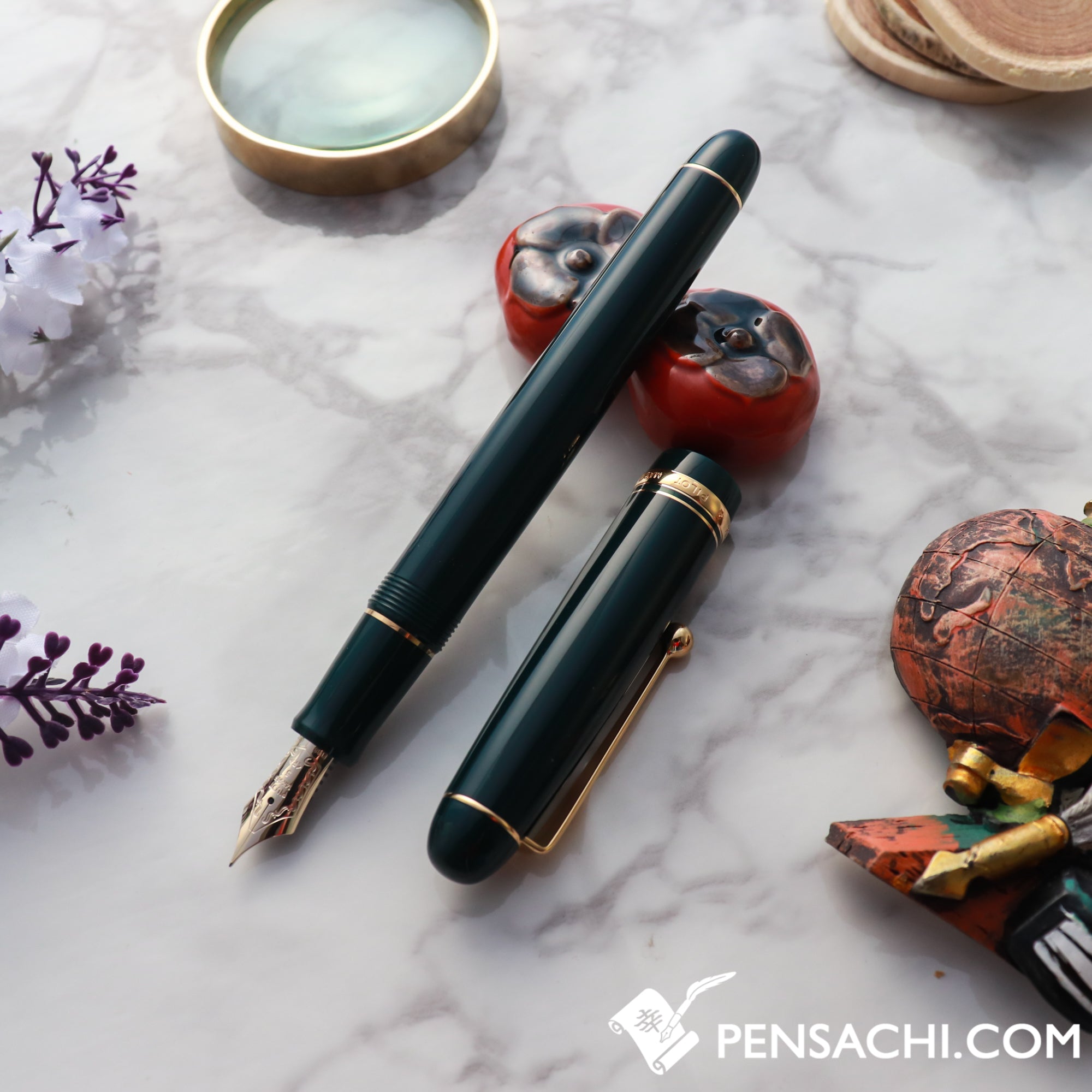 PILOT Custom 74 Fountain Pen - Dark Green | PenSachi - Japan Limited  Fountain Pen