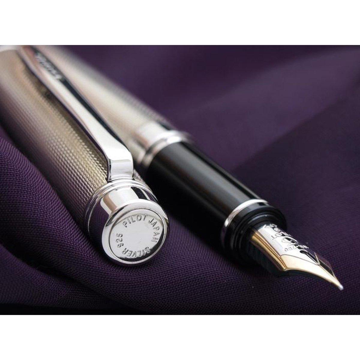 PILOT Grance NC Sterling Silver Fountain Pen - Barleycorn | PenSachi -  Japan Limited Fountain Pen