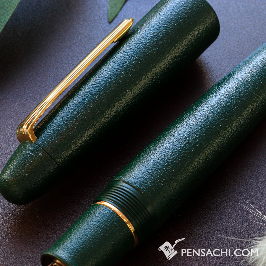 SAILOR King of Pens Urushi Makie Iro Miyabi Fountain Pen - Green - PenSachi Japanese Limited Fountain Pen