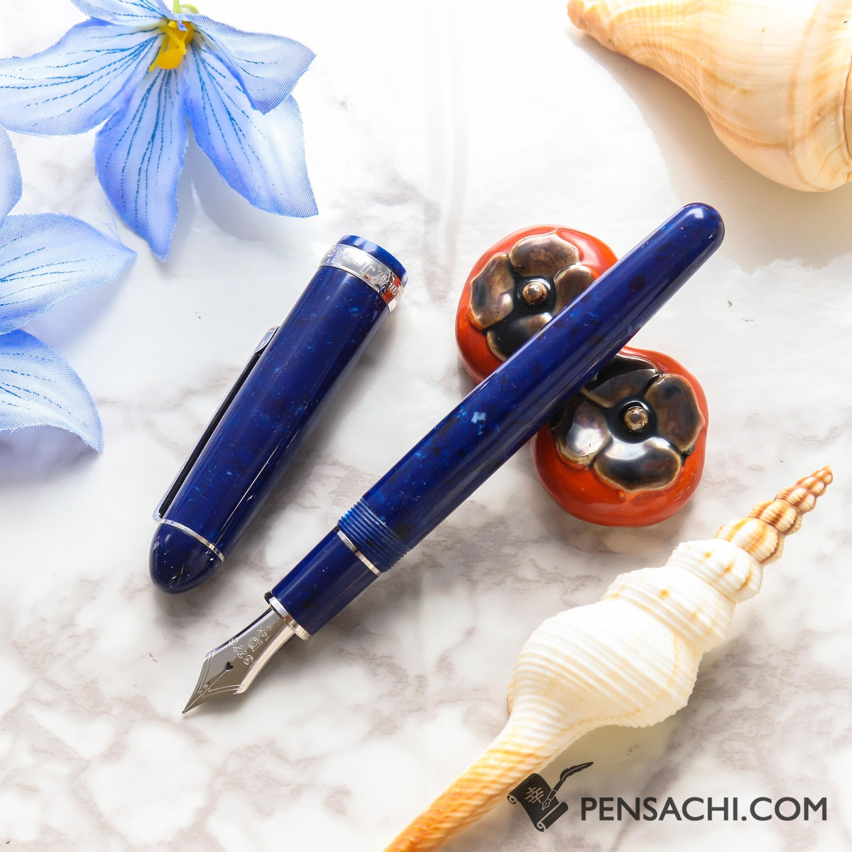 PLATINUM #3776 Century Celluloid Fountain Pen - Midnight Ocean